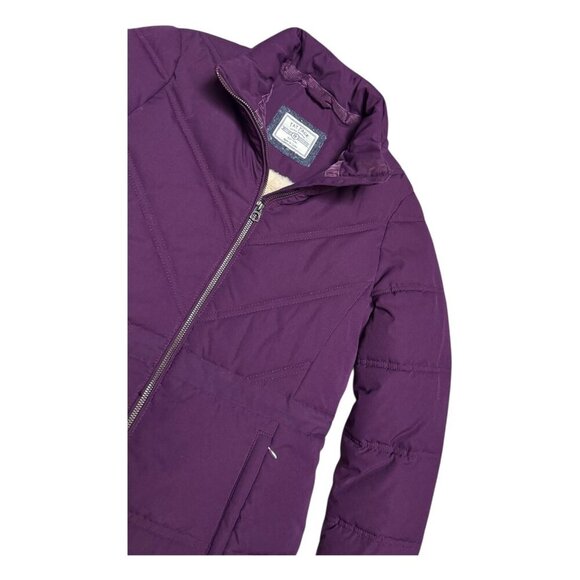 FAT FACE Designer Fleece Lined RECYCLED POLYESTER FILL Parka Coat Womens XS - Picture 5 of 8